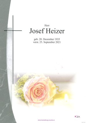 Portrait Josef Heizer